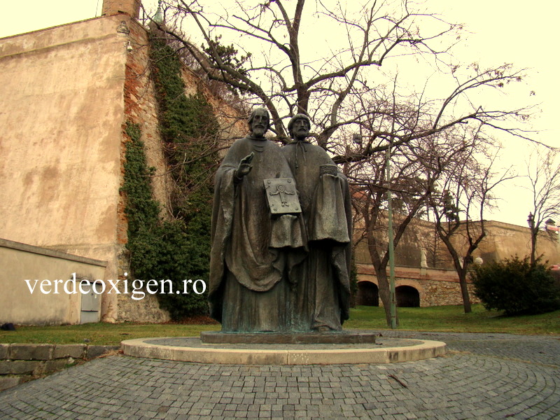Statui, la castelul Nitra